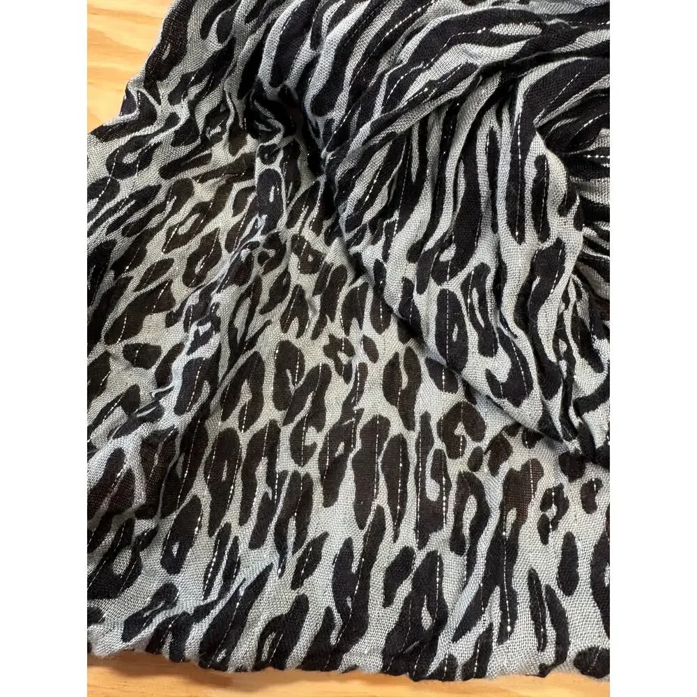 Cynthia Rowley Womens Scarf Animal Sparkle 25